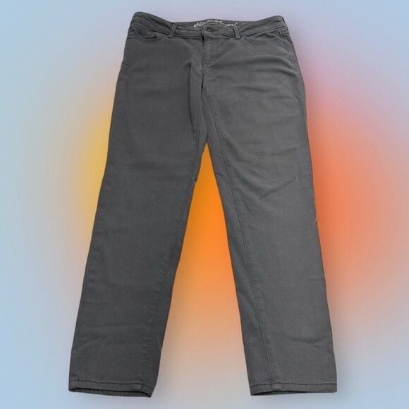 EDDIE BAUER Women’s 2 Gray Skinny Ankle Jeans - Picture 2 of 4